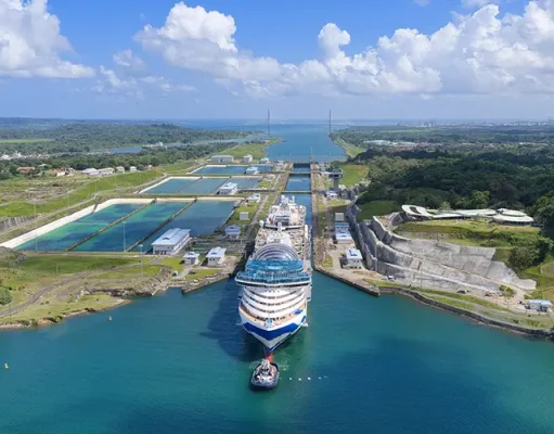 Princess Cruises’ Newest Ship, Star Princess, Makes Historic First Transit of the Panama Canal