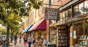 5 Vacation Activities That Feel Like a Mini Escape A charming bookstore with outdoor seating and a welcoming sign.