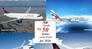 TTW Unveils Top 50 Airlines in the World for 2026