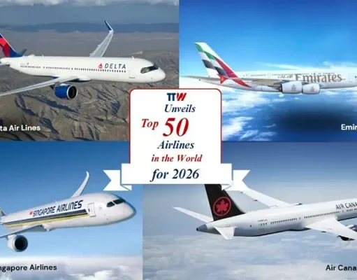 TTW Unveils Top 50 Airlines in the World for 2026