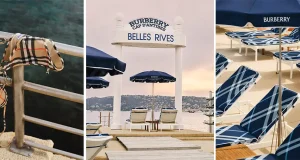 Burberry Arrives at Hôtel Belles Rives for the Summer