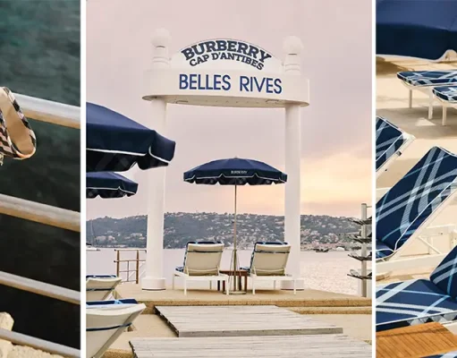 Burberry Arrives at Hôtel Belles Rives for the Summer