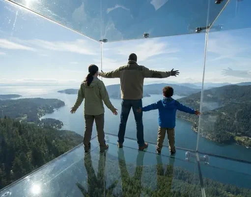Malahat SkyWalk Officially Opens The Overhang – Canada’s First Sky-High Glass Cube Experience – On Vancouver Island
