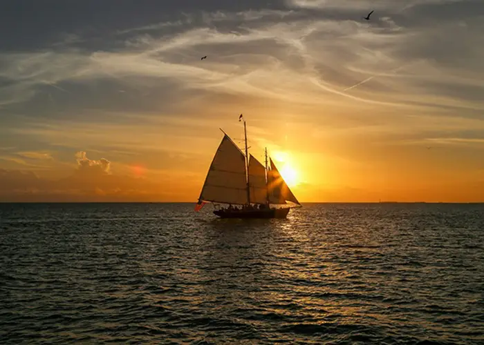 Sunset at Broome on a Cruise