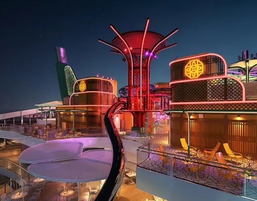 MSC World Asia’s The Spiral Tree Of Life – The Longest Dry Slide At Sea