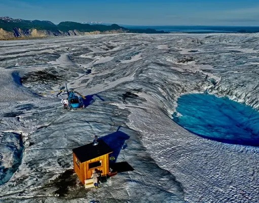 Alaska’s Most Extraordinary Wellness Experience? A Helicopter-Delivered Sauna Lands in the Wilderness