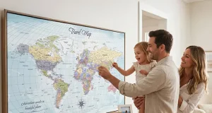 How to Style a Travel-Themed Wall in Your Home