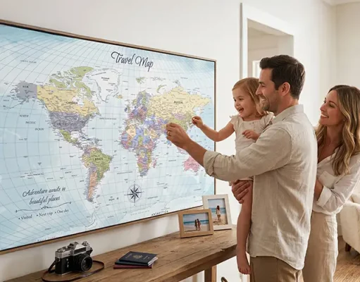 How to Style a Travel-Themed Wall in Your Home