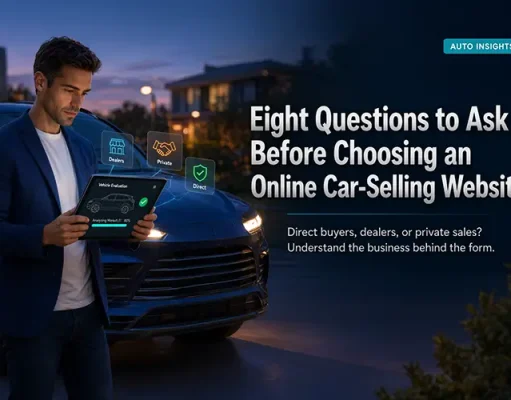 Eight Questions to Ask Before Choosing an Online Car-Selling Website