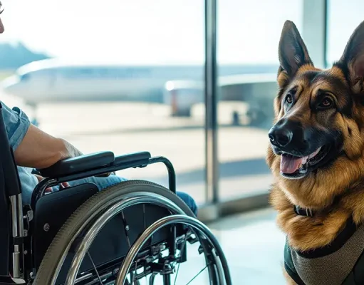 How to Travel with a Service Dog on a Plane