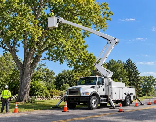Picking a Truck With Boom Lift for Tree Work Near Power Lines