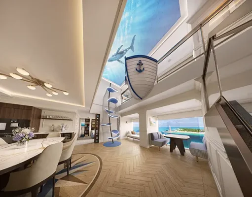 MSC Cruises Unveils Spectacular Two-Story Family Villa at Sea