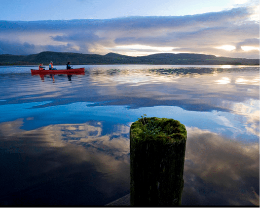 The Fermanagh Lakelands is a haven for anglers  With its abundance of Loughs and Rivers, our waters offer game anglers the opportunity to fish for salmon and wild brown trout as well as stocked rainbow and brown trout  The famous sonaghan, ferox and gillaroo can also be found in these diverse waters   Fermanagh is an ideal destination for canoeing enthusiasts with the magnificent lakes of Upper and Lower Lough Erne, lined by the River Erne, providing a trail of up to 50km  From the Woodford River on the Upper Lough the Shannon Erne Waterway can be reached and from there it is possible to paddle all the way to Limerick   Lower Lough Erne and its rugged shoreline provide a vast expanse of open water where large waves can build during windy periods   an ideal venue for the experienced paddler  In stark contrast the Upper Lough provides good shelter with its maze of bays, narrow channels of slow flowing water and innumerable islands and peninsulas   offering a superb venue for the whole family 