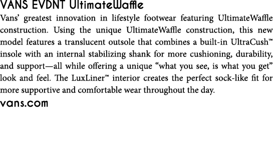 VANS EVDNT UltimateWaffle Vans  greatest innovation in lifestyle footwear featuring UltimateWaffle construction  Usin   