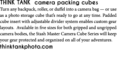 THINK TANK camera packing cubes Turn any backpack, roller, or duffel into a camera bag — or use as a photo storage cu...