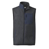 men's second cut fleece vest