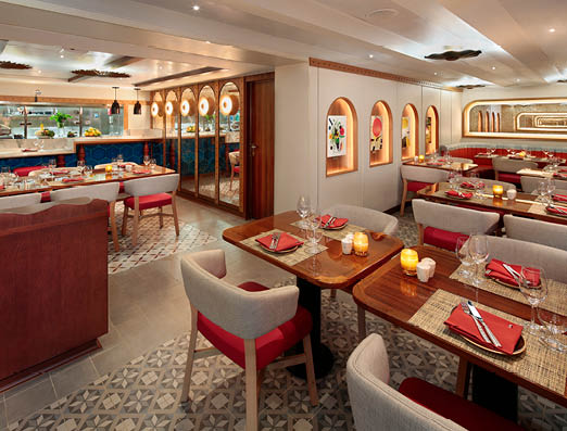 Cuadro 44 Restaurant - Deck 6 Midship Portside Star Breeze - Windstar Cruises