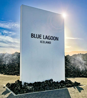 Blue Lagoon Iceland Sign © Steve Drake