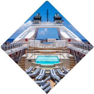 Pool Deck - Deck 7 & 8 Midship Star Breeze - Windstar Cruises