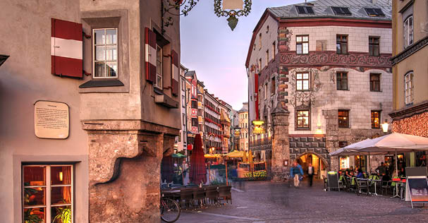 A city street with a group of people walking around. AI generated content