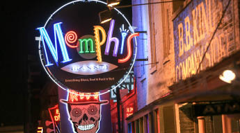 In the heart of downtown Memphis with three blocks of nightclubs, restaurants and retail shops, the Beale Street entertainment district is a melting pot of delta blues, jazz, rock 'n' roll, R&B and gospel  With cold beer and hot music, Beale Street is one of the coolest places in Memphis 