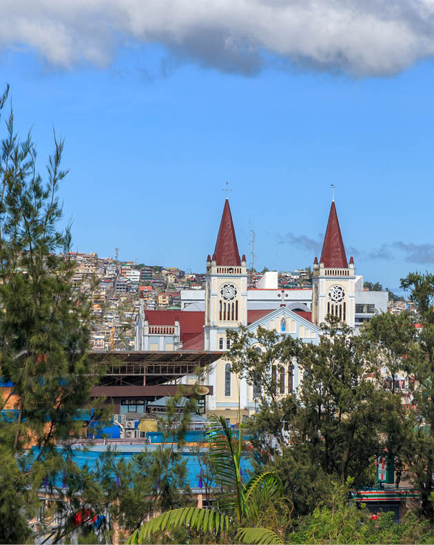 View of Baguio City, Philippines
