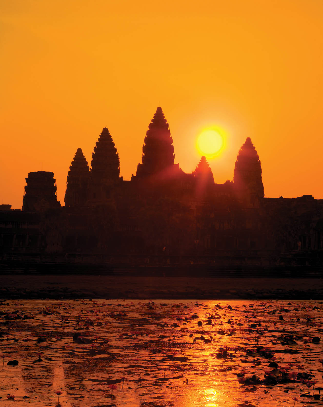 The ancient ruins of Angkor Wat in Cambodia